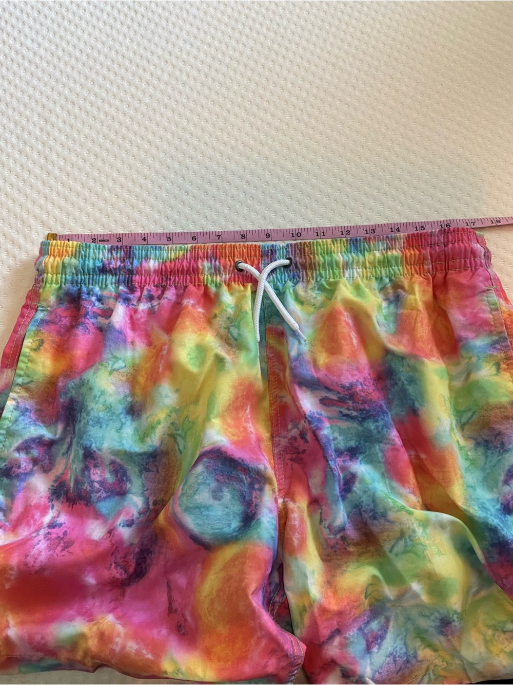 Trunk Ltd Men's Multicolor Tie-Dye Swim Trunks